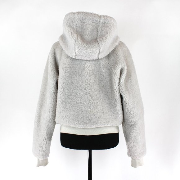 Lululemon Oh So Sherpa Half Zip Trench Hoodie Pullover 4 Kangaroo Pocket Jacket - Picture 6 of 9